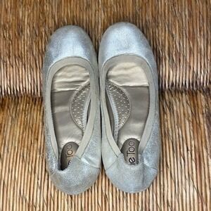Me Too Flynn Ballet Flats Gold Sz 7.5 M